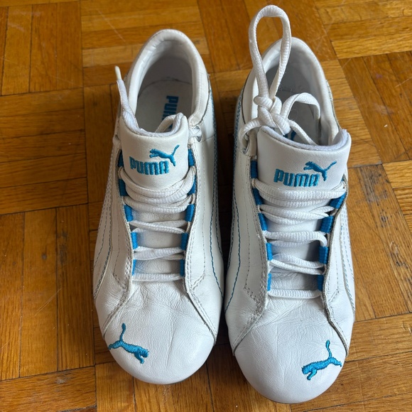 Y2k 90s white and blue puma - Perfect conditions * accepting offer - Picture 1 of 9